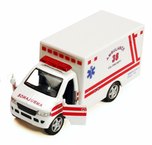 Rescue Team Ambulance, White - Showcasts 5259DW - 5 Inch Scale Diecast Model Replica (1 car, no box)