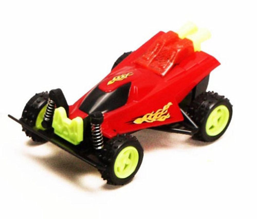 Friction Powered Spark Fighter w/ Light, Red - 8902D - Model Toy Car (1 jet, no box)