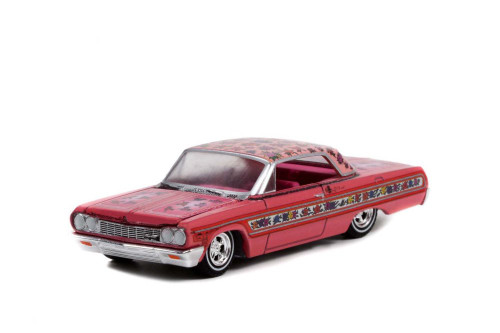 1964 Chevy Impala, Gypsy Rose Pink - Greenlight 63010A/48 - 1/64