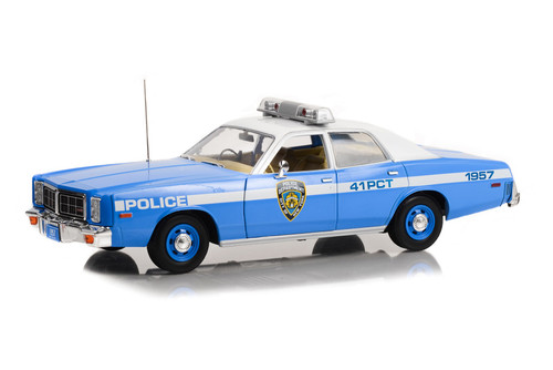 NYPD 1978 Dodge Monaco, Blue - Greenlight 19132 - 1/18 Scale Diecast Model Toy Car