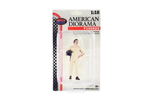 Racing Legends - The 60s Driver B, American Diorama 76350 - 1/18 Scale Figurine - Diorama Accessory