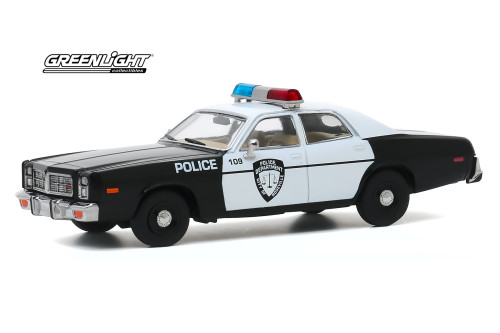 1977 Dodge Monaco, Police Department City of Roseville - Greenlight 86588 - 1/43 scale Diecast Model Toy Car