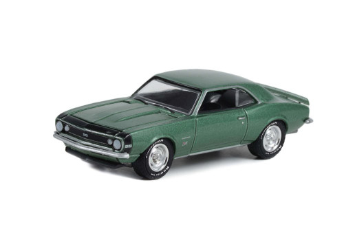1967 Chevy Camaro SS 369, Green - Greenlight 13320A/48 - 1/64 Scale Diecast Model Toy Car