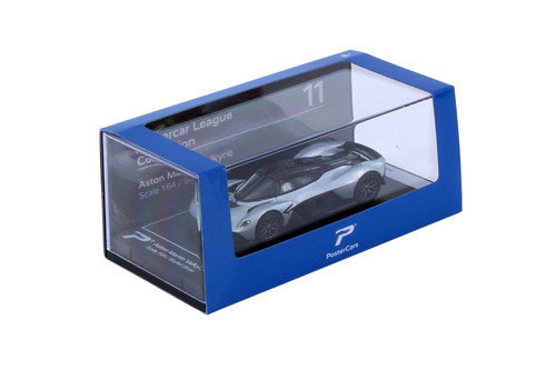 Aston Martin Valkyrie, Light Blue Silver - Kinsmart H11 - 1/64 Scale Diecast Model Toy Car