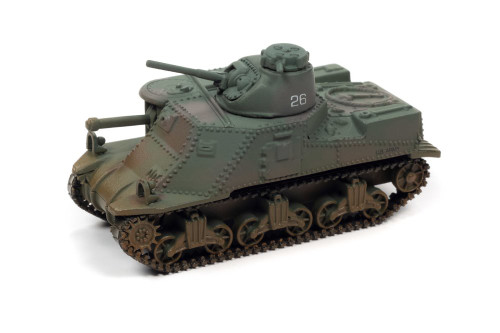 WWII M3 Lee Tank, Green - Johnny Lightning JLML007/48B - 1/100