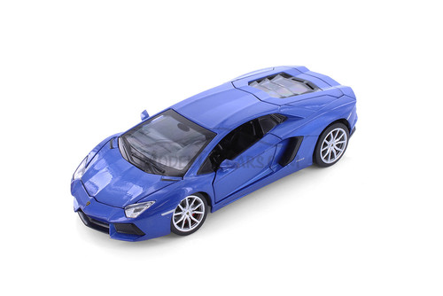Lamborghini Aventador LP700-4 Roadster Coupé, Blue - Showcasts 68254/74D - 1/24 scale Diecast Car (1 car, no box)