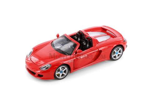 Porsche Carrera GT, Red - Showcasts 68242/43D - 1/24 scale Diecast