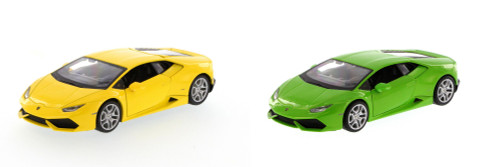 Lamborghini Huracan Hard Top, SET OF 2 -  Showcasts 34509 - 1/24 Scale Diecast Model Toy Cars