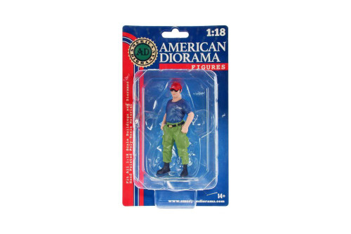 Firefighters - Off Duty - American Diorama 76321 - 1/18 Scale Figurine - Diorama Accessory