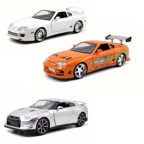 Fast & Furious 7 1995 Toyota Supra White Jada Toys 97375 1/24