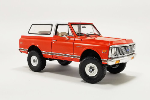 1972 Chevy K5 Blazer, Orange - Acme A1807711 - 1/18 Scale Diecast