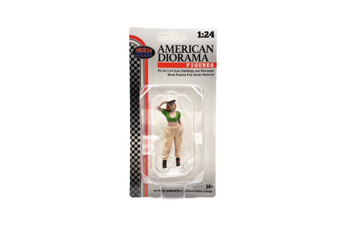 Hip Hop Girls Figure 1, Green - American Diorama 24101 - 1/24 Scale Figurine - Diorama Accessory