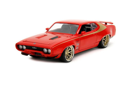 1972 Plymouth GTX, Red - Jada Toys 34206/4 - 1/24 Scale Diecast