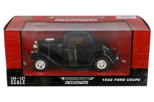1932 Ford Coupe , Black - Showcasts 77251/BK - 1/24 Scale Diecast Model Toy Car