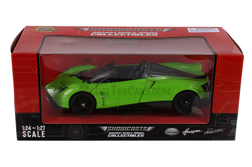Pagani Huayra Roadster, Green - Showcasts 71354GN - 1/24 Scale Diecast Model Toy Car
