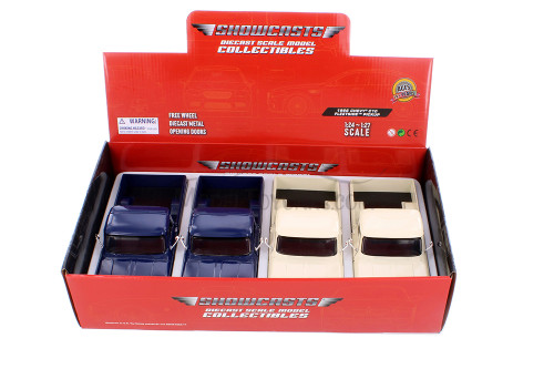 Showcasts 1966 Chevy C10 Pickup Truck Diecast Car Set - Box of 4 1/24 Scale Diecast Model Cars, Assorted Colors