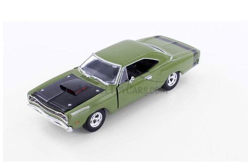 1969 Dodge Coronet Super Bee, Green - Showcasts 77315D - 1/24 Scale Diecast Model Toy Car (1 car, no box)