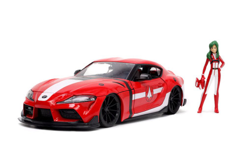 2020 Toyota Supra w/Miriya Sterling Figure, ROBOTECH - Jada Toys
