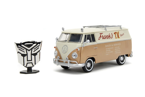 Volkswagen Bus WheelJack w/ Transformers Statue - Jada Toys 34264
