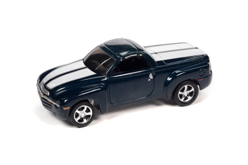 2005 Chevy SSR, Blue - Johnny Lightning JLSP279/24A - 1/64 Scale Diecast Model Toy Car