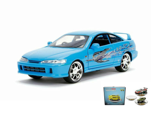 Diecast Car w/Display Turntable - Acura Integra Type-R (Japan Spec), 1/24 scale Diecast Car