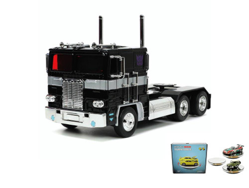 Diecast Car w/Display Turntable - Decepticon Nemesis Prime, Transformers - 1/24 scale Diecast Car