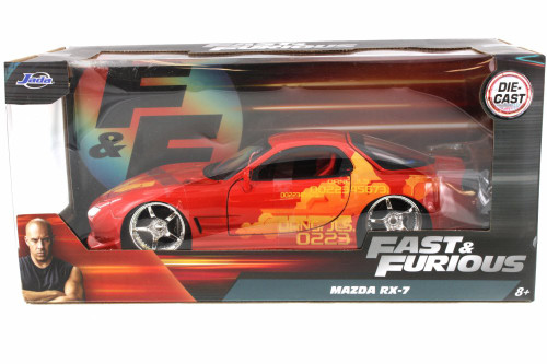 jadatoys RX-7 1/24 ミニカー 30747-JADA-FF-Orange-Julius-