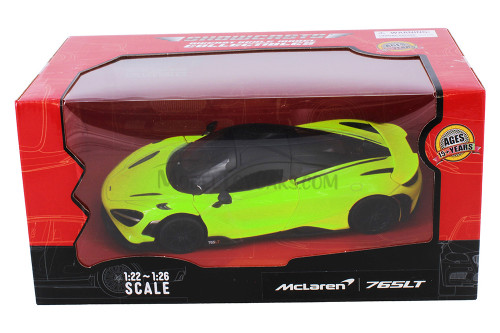 McLaren 765LT, Green - Showcasts 68276GN - 1/24 Scale Diecast Model Toy Car