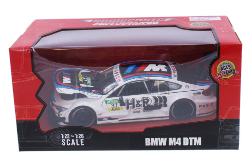 BMW M4 DTM, White - Showcasts 68256W - 1/24 Scale Diecast Model Toy Car