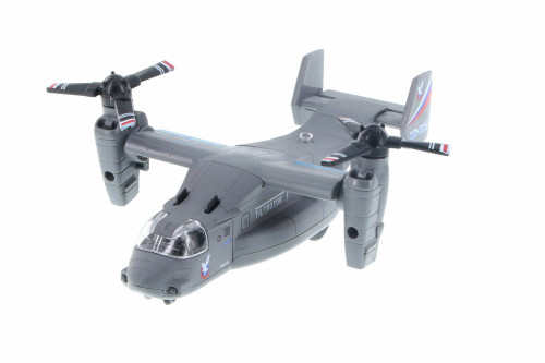 VMX-22 Tiltrotor MV-22 Osprey Pullback w/ Light & Sound, Daron TM8160 - Diecast Model Military Vehicle