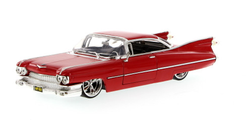 1959 Cadillac Coupe De Ville, Red - Jada Toys Bigtime