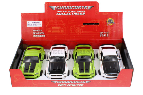 2014 Ford Mustang Street Racer Hard Top - Showcasts 37506 - 1/24 Scale Set of 4 Diecast Model Cars