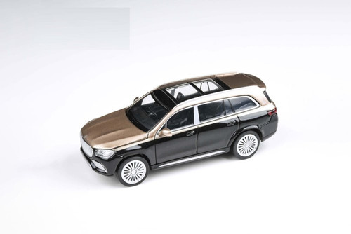 Mercedes-Benz Maybach GLS 600, Black/ Gold - Paragon PA55303BK - 1/64 scale Diecast Car