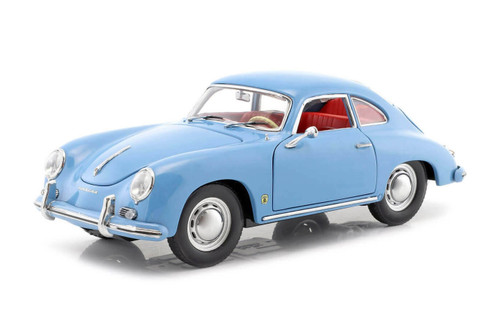 1957 Porsche 365A 1500 GS Carrera GT Coupe, Aquamarine Blue, Sun Star SS1342 - 1/18 Scale Model Car