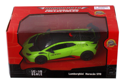 Lamborghini Huracan STO, Green - Showcasts 68279GN - 1/24 Scale Diecast Model Toy Car
