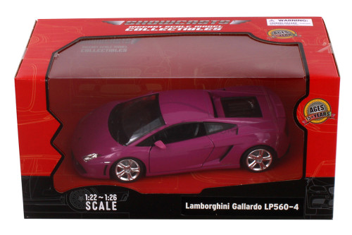 Lamborghini Gallardo LP 560-4 Hardtop, Purple, Showcasts 68253PR - 1/24 Scale Diecast Model Toy Car