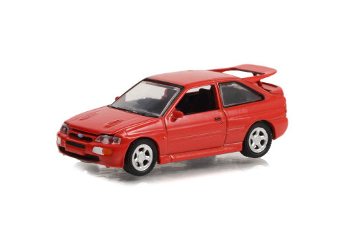 1995 Ford Escort RS Cosworth, Radiant Red - Greenlight 30380/48 - 1/64 Scale Diecast Car