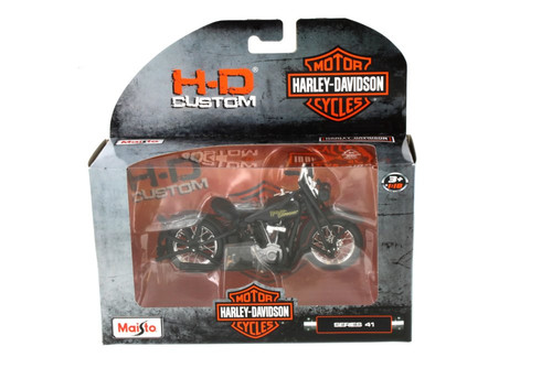1928 Harley Davidson JDH Twin Cam, Black - Maisto 31360/41 - 1/18