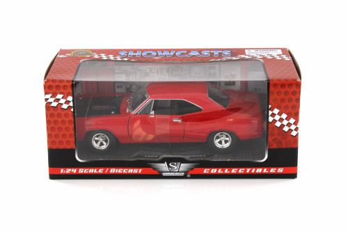 1969 Dodge Coronet Super Bee, Red - R-22957 - 1/24 Scale Diecast Model Toy Car