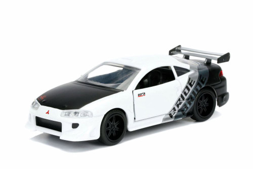 1995 Mitsubishi  Eclipse Hard Top, White - Jada 99126WA1 - 1/32 Scale Diecast Model Toy Car