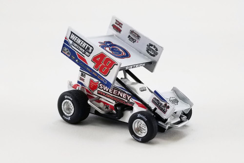 2022 Winged Sprint Car, #48 Danny Dietrich - Acme A6422014 - 1/64 Scale Diecast Model Toy Car