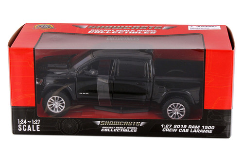 2019 Dodge Ram 1500 Crew Cab Lamarie Pickup Truck, Black - Showcasts 71357BK - 1/27 Scale Model Car