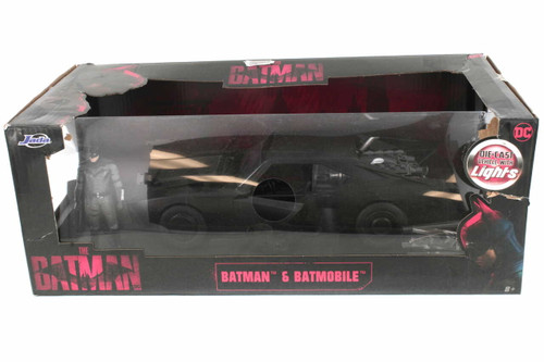 Batmobile with Batman Figure, The Batman - R-22968 - 1/24 scale Diecast Model Toy Car