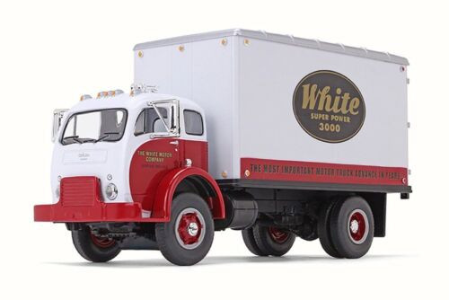1953 White 3000 Dry Goods Van, White & Red - First Gear 10-4084 - 1/34 Scale Diecast Model Toy Car