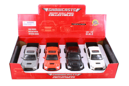 Box of 4 2023 Toyota Tacoma TRD Pro Pickup Truck Assortment - Showcasts 37910 - 1/27 Scale Diecast Cars