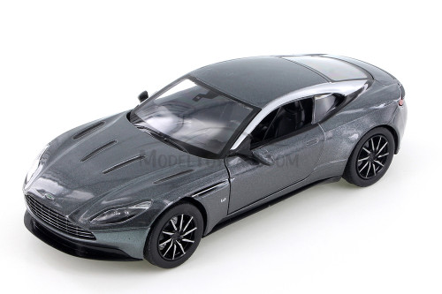 Aston Martin DB11 Hard Top, Gray - Showcasts 71345D - 1/24 Scale Diecast Model Toy Car (1 Car, No Box)