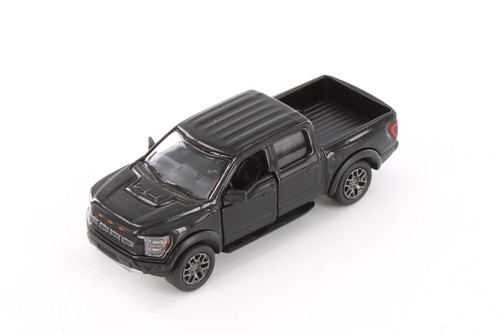 2022 Ford F-50 Raptor Pickup Truck, Black - Kinsmart 3001D - 1/78 Scale Diecast Model Toy Car