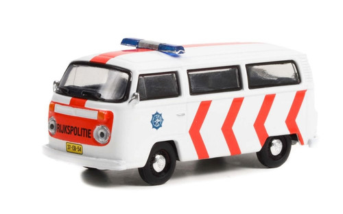 1972 Volkswagen Type 2 (T2B), White - Greenlight 36050B/48 - 1/64 scale Diecast Model Toy Car