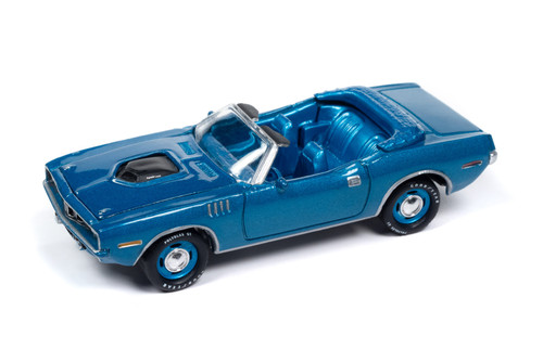 johnny o' 様 1971 Plymouth Barracuda Convertible, Blue Fire Metallic - JLSP375