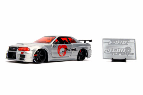 2002 Nissan Skyline GT-R Hardtop with Diecast Mosaic Tile